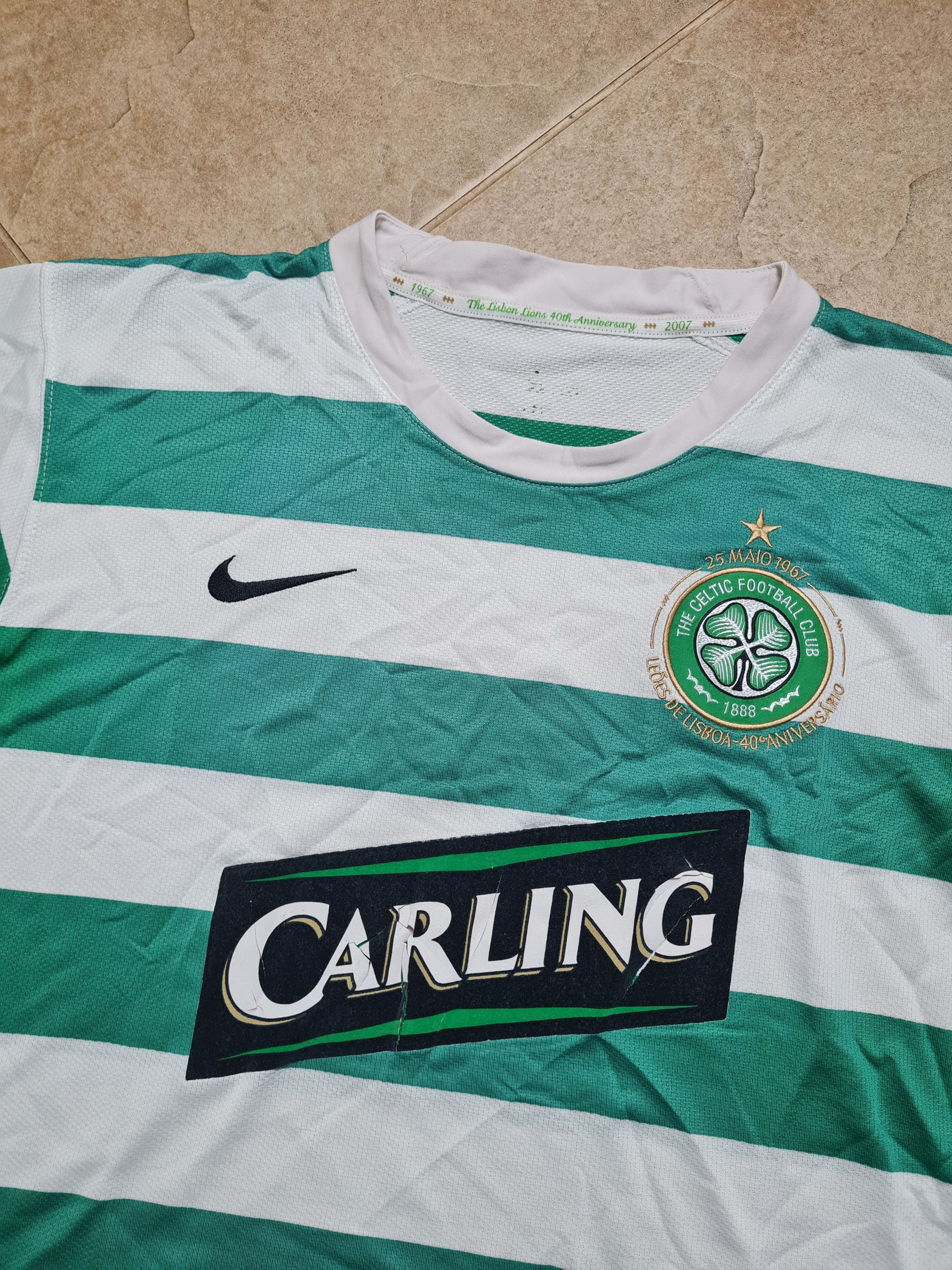 Nike CELTIC SCOTLAND 2007/2008 HOME FOOTBALL SHIRT JERSEY NIKE Size US L / EU 52-54 / 3 - 10 Thumbnail