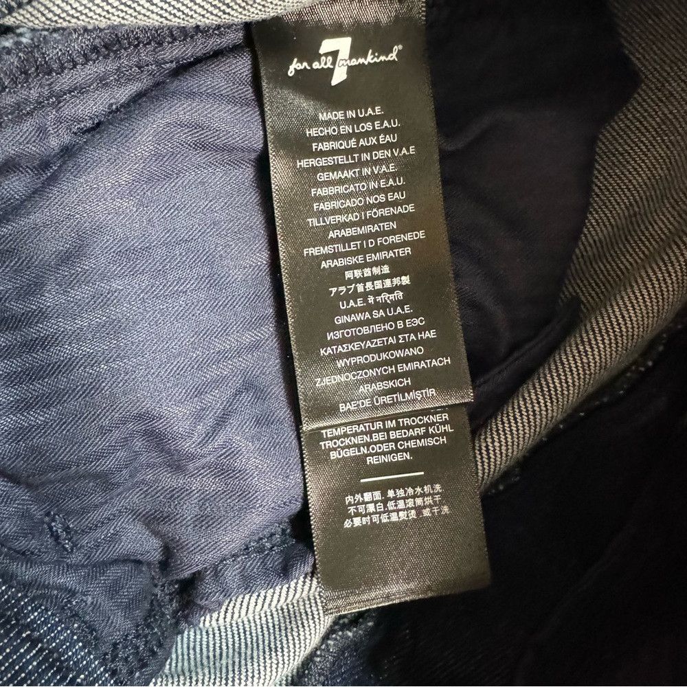 7 For All Mankind NWT New 7 For All Mankind Ultra High Rise Skinny Bootcut Fl Size 25" / US 0 / IT 36 - 8 Thumbnail