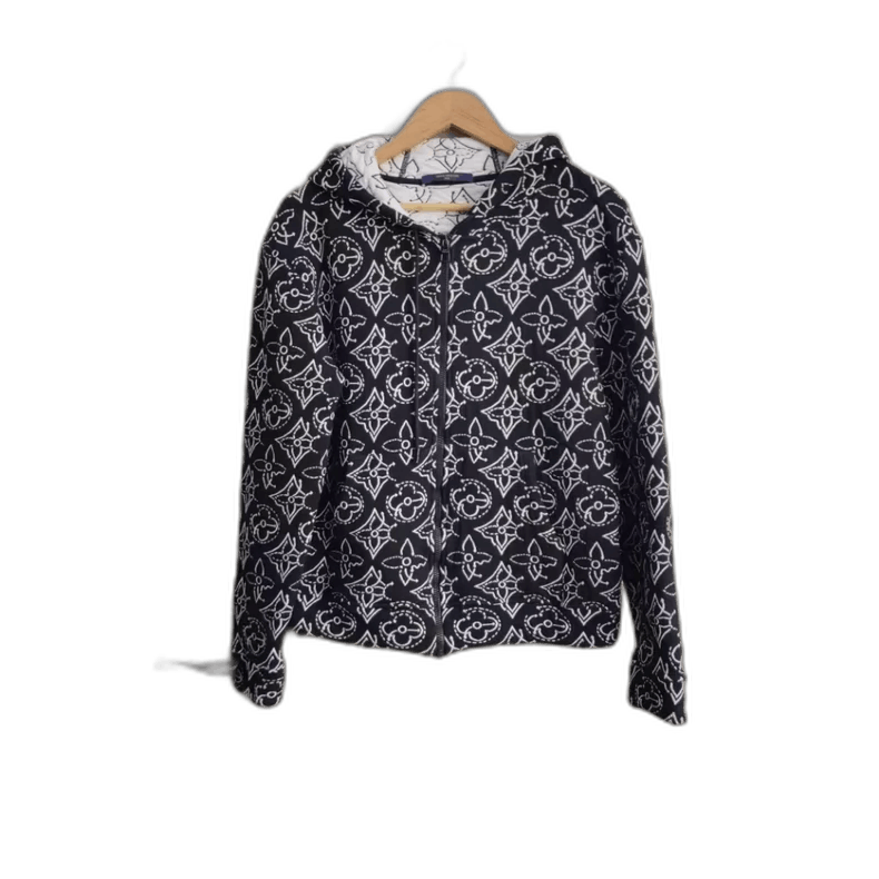Louis Vuitton Full Print Zip Hooded Sweatshirt M Size-yf Size US M / EU 48-50 / 2 - 1 Thumbnail