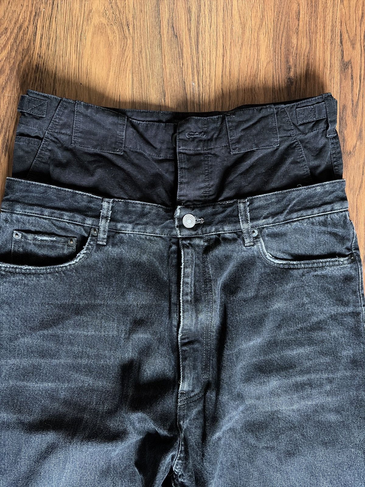 Balenciaga Balenciaga double denim jeans Size US 32 / EU 48 - 2 Thumbnail