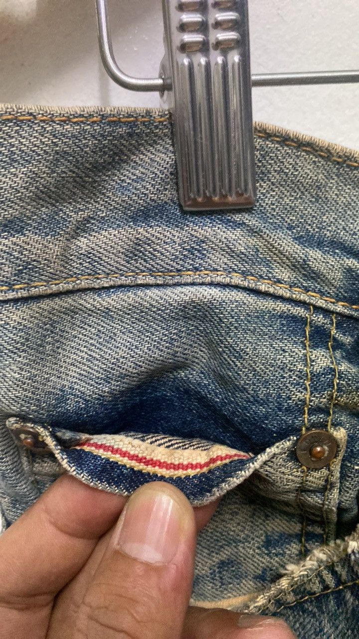 Japanese Brand × Vintage EDWIN DISTRESSED BLUE DENIM PANT Size US 30 / EU 46 - 8 Thumbnail