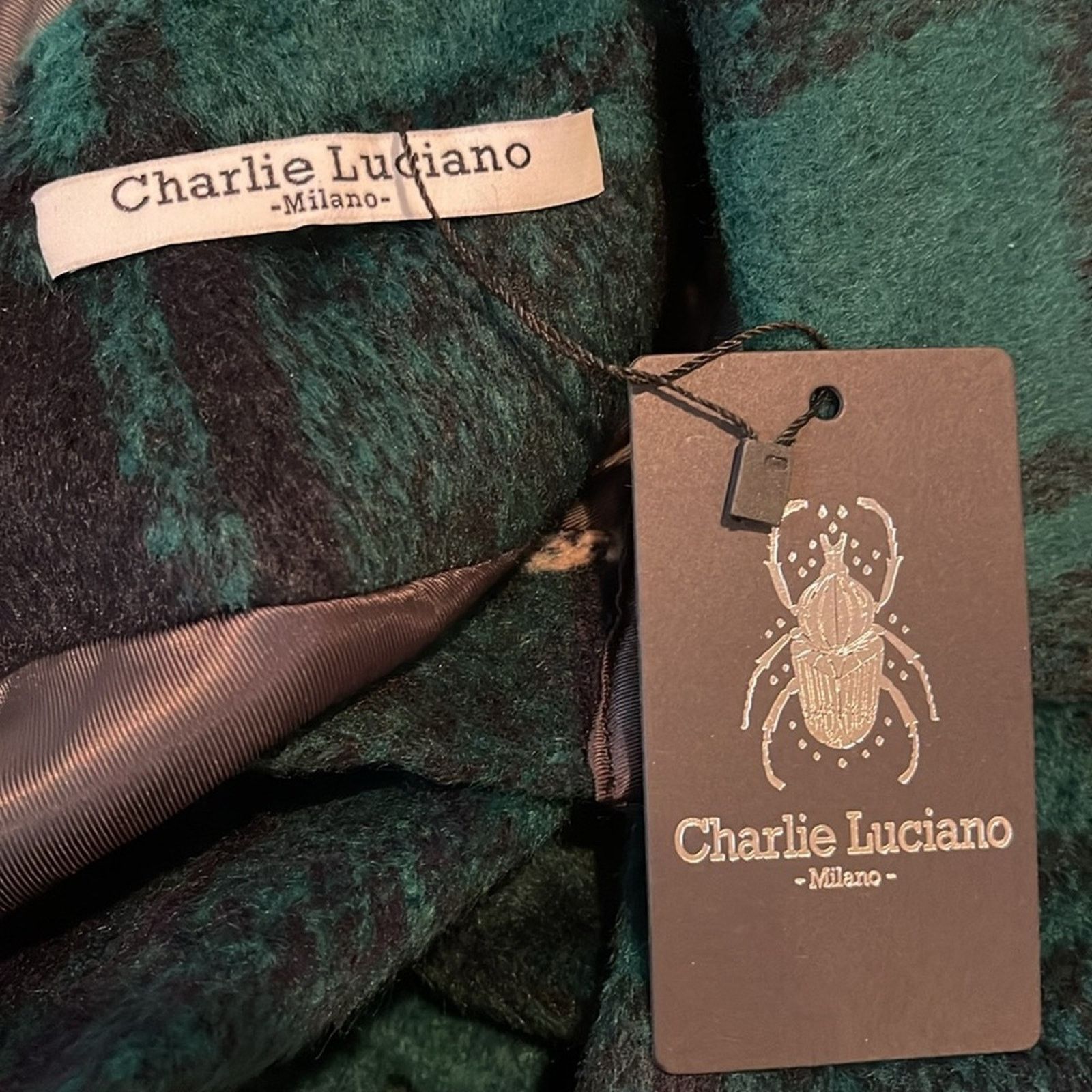 Other Charlie Luciano Unisex Green Plaid Flannel Shacket M Size M / US 6-8 / IT 42-44 - 3 Thumbnail