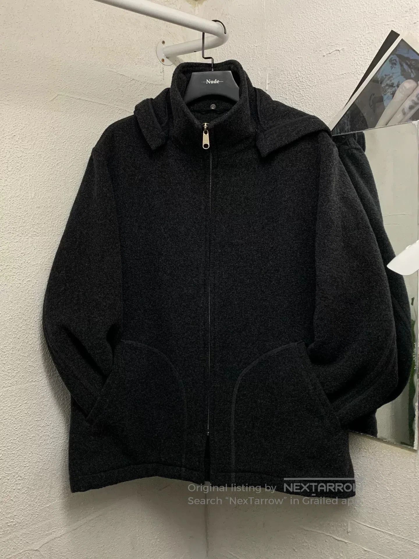 Yohji Yamamoto Yohji Yamamoto Wool Blend Jacket. Size US M / EU 48-50 / 2 - 2 Thumbnail
