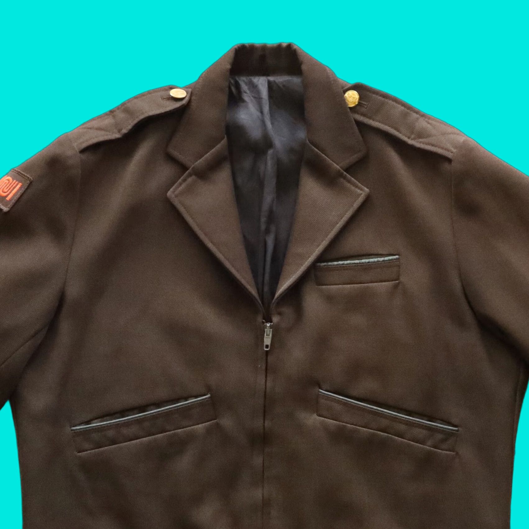 Vintage VINTAGE Muni San Francisco Bus Operator Jacket Caleb V. Smith Size 40 L Brown Men Jacket Size US XXS / EU 40 - 1 Thumbnail