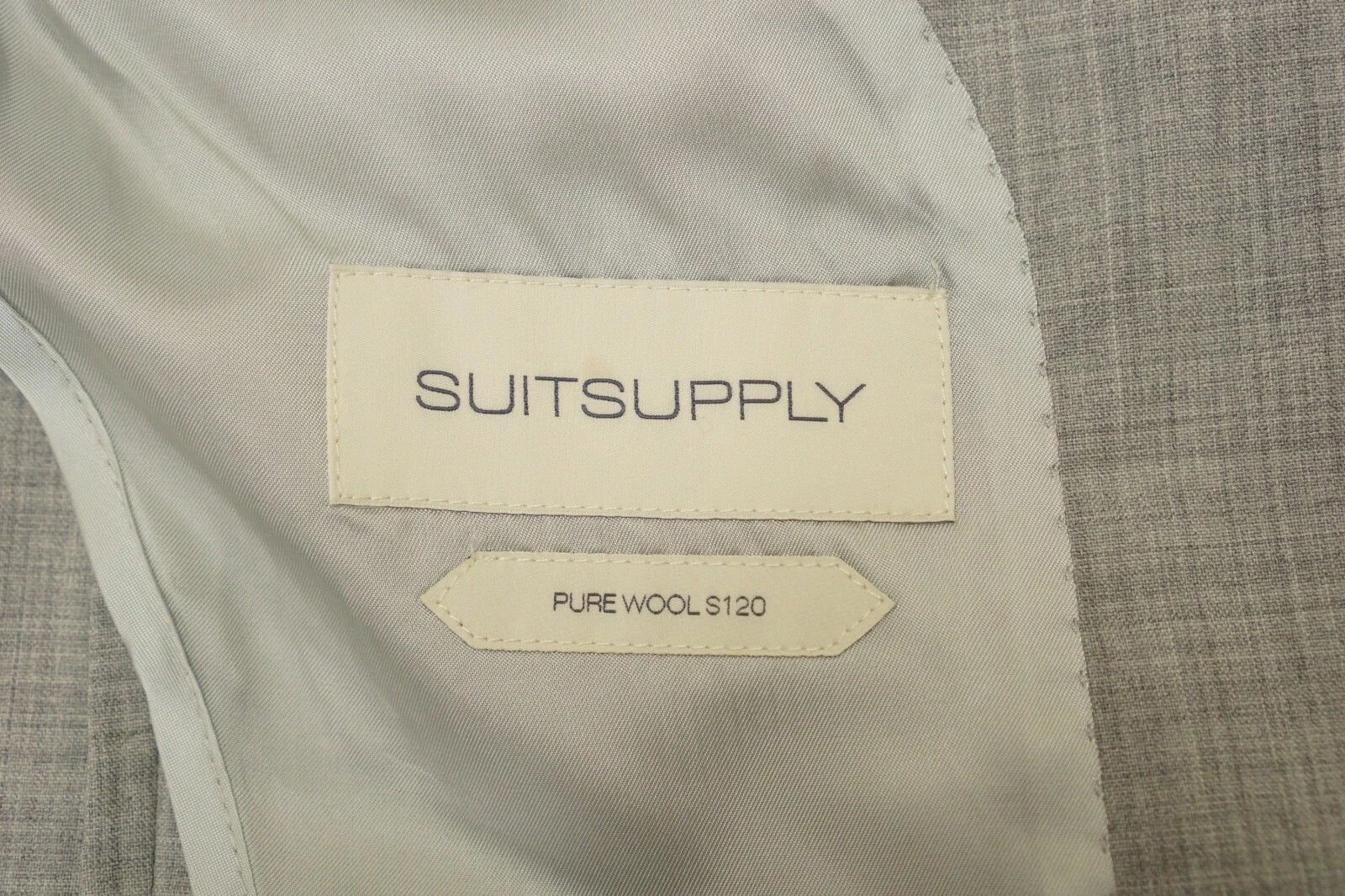 Suitsupply Men Suitsupply Suit Havana Patch HL Grey Pure Wool US38 Size 38R - 5 Thumbnail