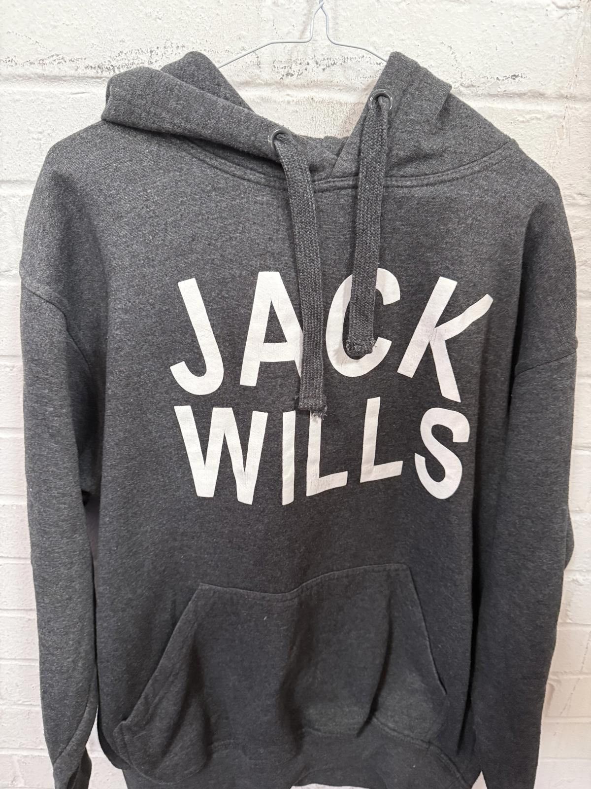 Jack Wills Jack Wills Dark Grey Hoodie with Front Pocket and Drawstring Size M / US 6-8 / IT 42-44 - 3 Thumbnail