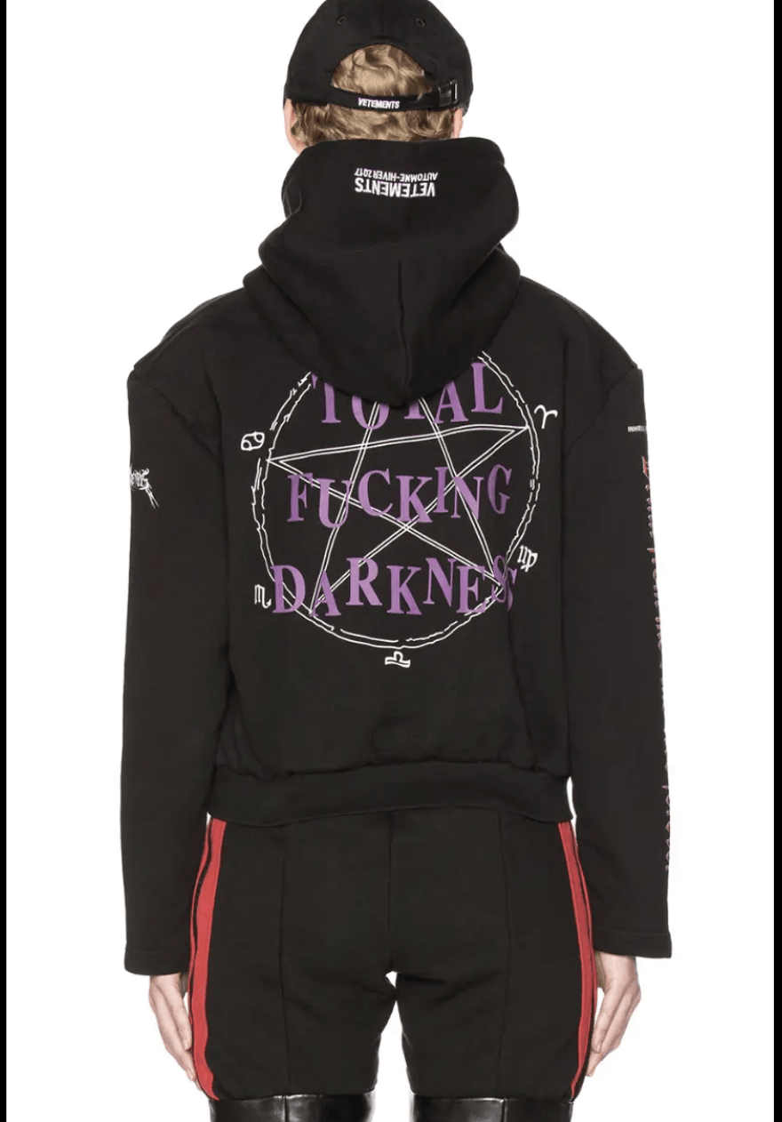 Vetements Vetements Total Fucking Darkness hoodie Size US S / EU 44-46 / 1 - 4 Thumbnail