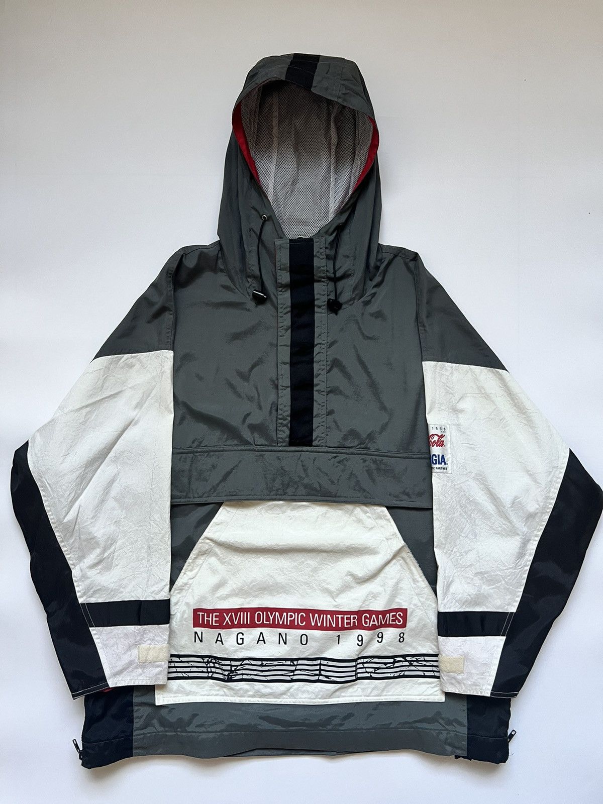 Japanese Brand 1990s Nagano Olympic Winter Games Coca Cola Jacket Size US XXL / EU 58 / 5 - 1 Thumbnail