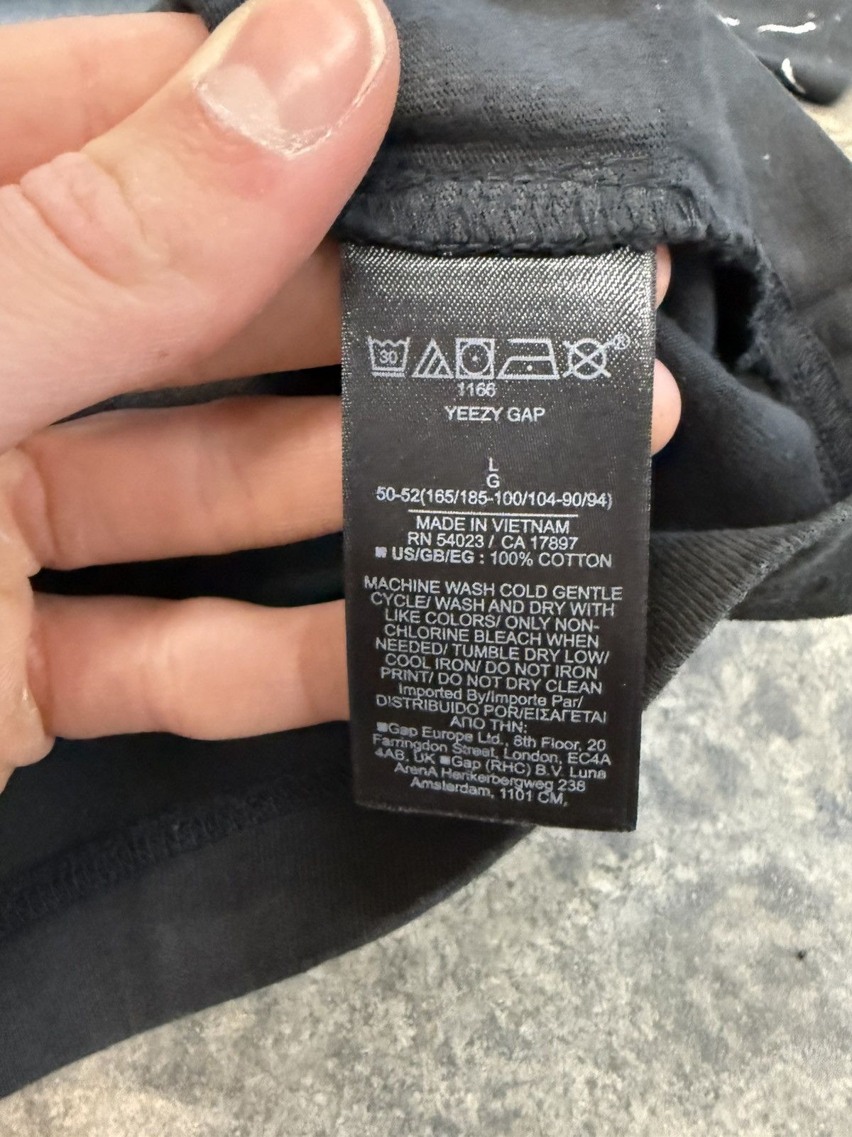 Gap × Yeezy Yeezy X Gap X Forbidden Knowledge Sample Tee Size US L / EU 52-54 / 3 - 6 Thumbnail