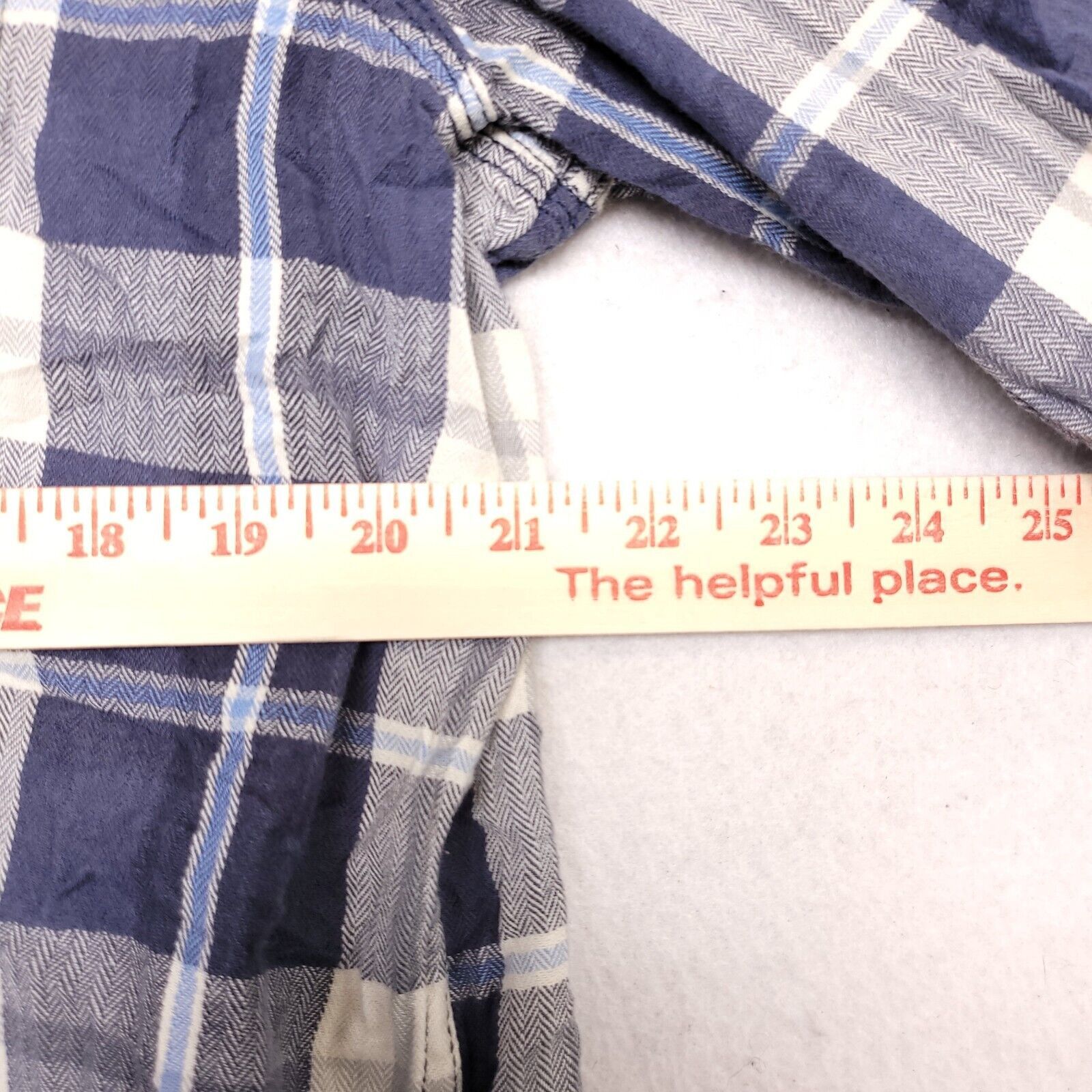 Sonoma Sonoma Tartan Flannel Shirt Mens Size Extra Large XL Blue Size US XL / EU 56 / 4 - 9 Thumbnail
