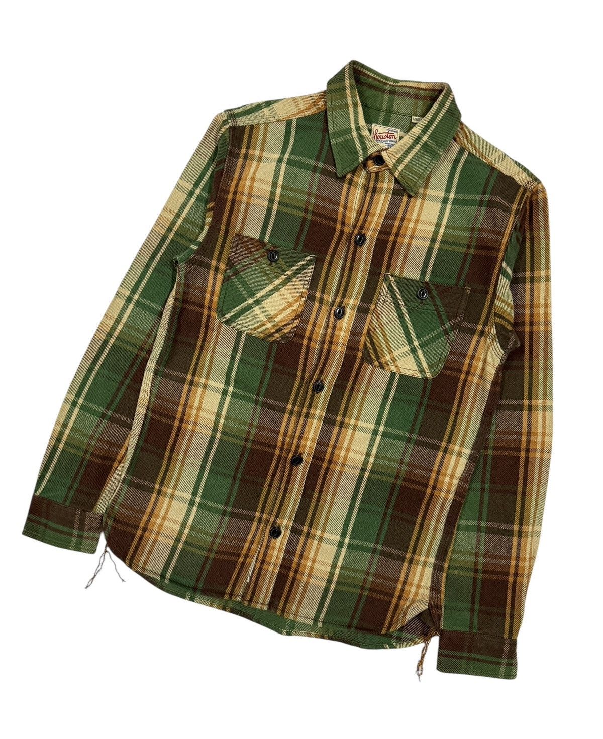 Japanese Brand Houston Union Made Tartan Flannel Button Ups Shirt Size US M / EU 48-50 / 2 - 6 Thumbnail