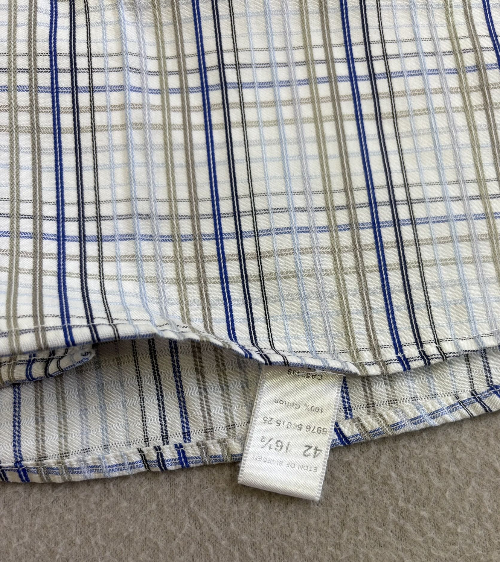 Eton Eton shirt white checks size 42 Size US L / EU 52-54 / 3 - 14 Thumbnail