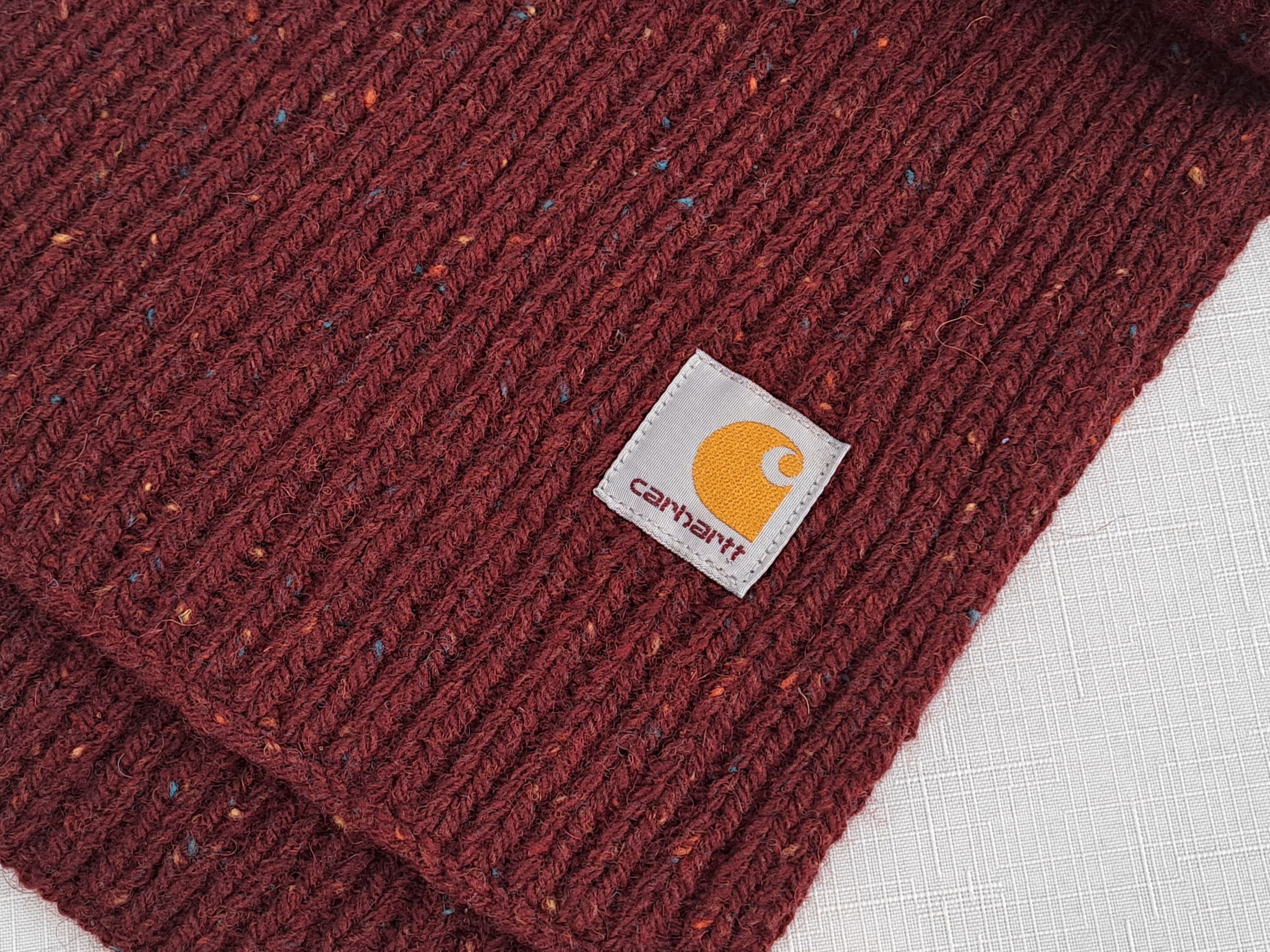 Carhartt Carhartt WIP Anglistic Plain wool blend scarf. Size ONE SIZE - 6 Thumbnail