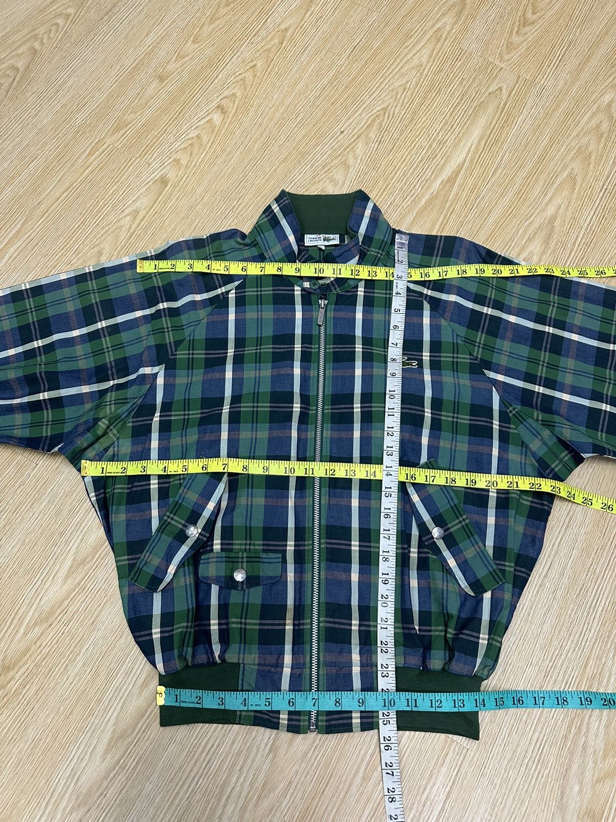 Lacoste × Vintage Vintage Lacoste Green Faded Zipper Sweater Z15 Size US M / EU 48-50 / 2 - 7 Thumbnail
