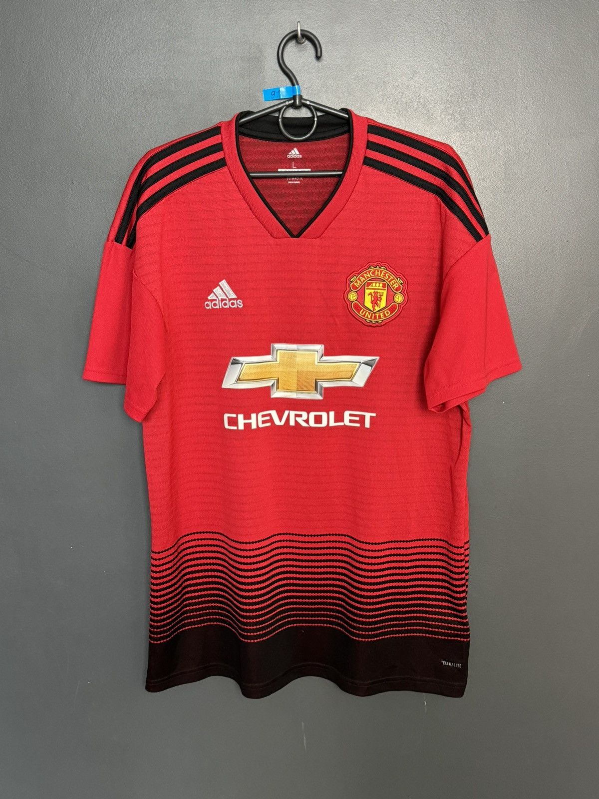 Adidas Manchester United 18/19 Home Football Jersey T-Shirt Size US L / EU 52-54 / 3 - 1 Thumbnail