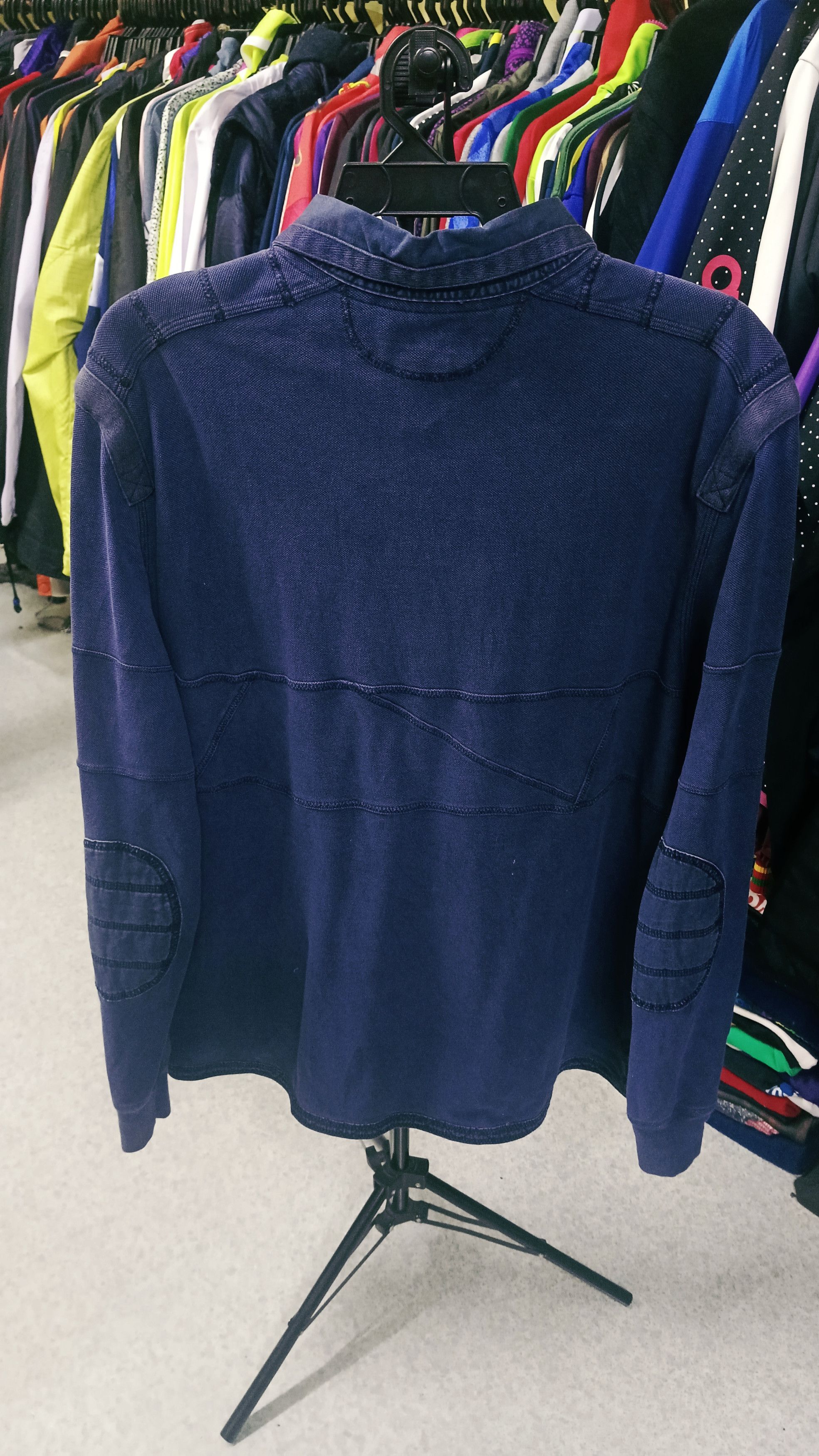 Polo Ralph Lauren × Vintage Vintage Faded Polo Ralph Lauren Long Sleeve Polo Size US XL / EU 56 / 4 - 2 Thumbnail