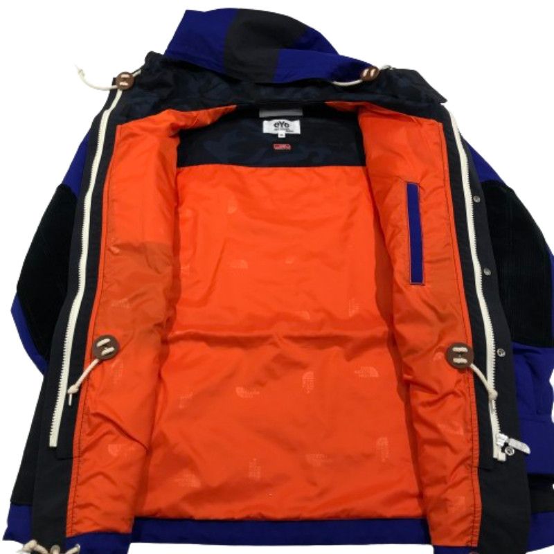 Jacket Contrasting Mountain Parka Blue