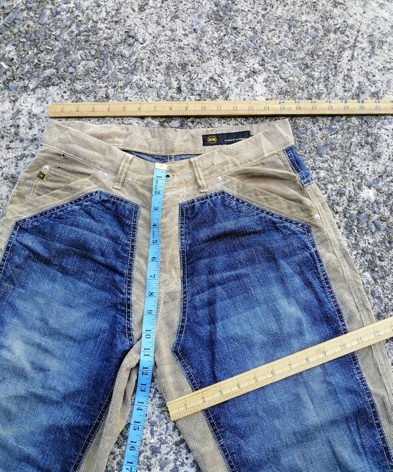Designer Cordon Corduroy Denim Double Knee Pants Size US 31 - 5 Thumbnail