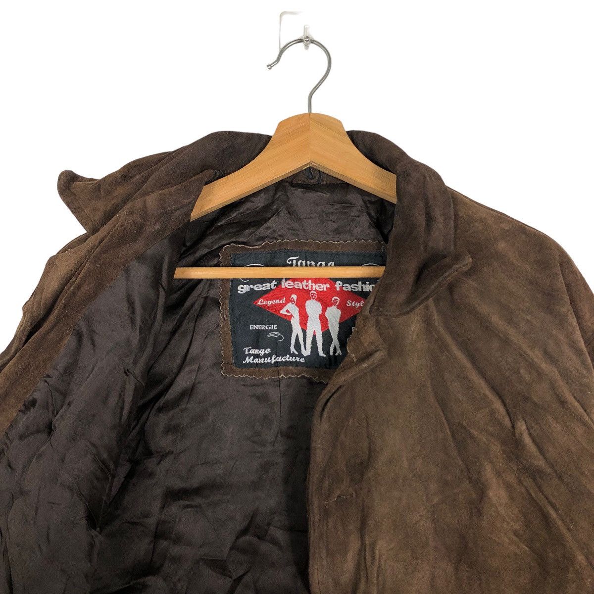 Genuine Leather 🔥Vintage 90’s Bomber Genuine Leather Jacket Tango Great Size US S / EU 44-46 / 1 - 10 Thumbnail