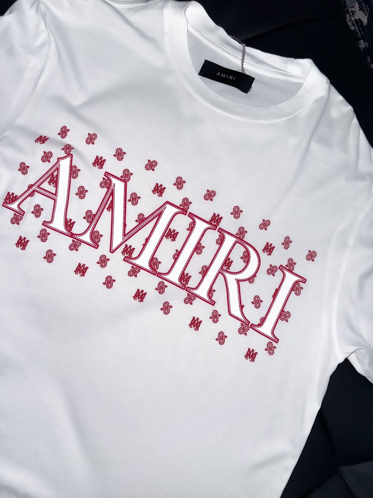 Amiri Amiri bandana logo t shirt Size US M / EU 48-50 / 2 - 2 Thumbnail
