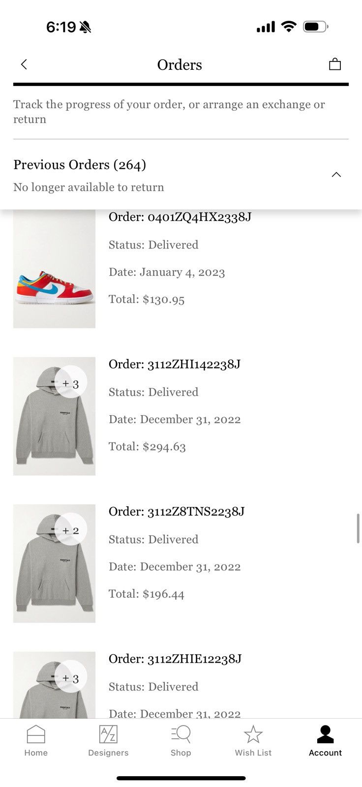 Fear of God FOG - Essentials Fear Of God Hoodie Size Medium Dark Oatmeal Size US M / EU 48-50 / 2 - 9 Thumbnail