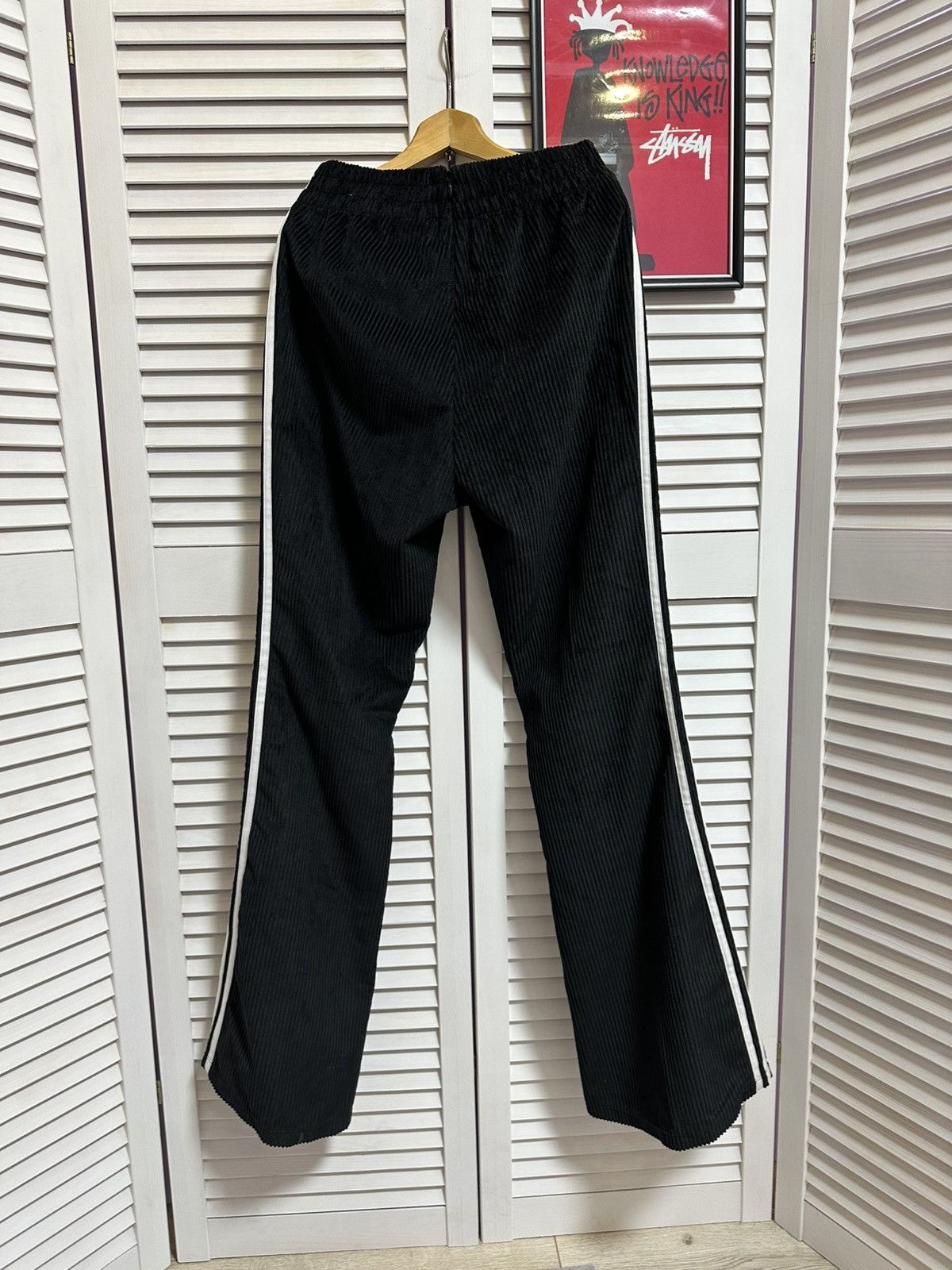 Adidas Adidas Corduroi Chunky Velvet Track Jogging Pants Training Size 27" / US 4 / IT 40 - 4 Thumbnail