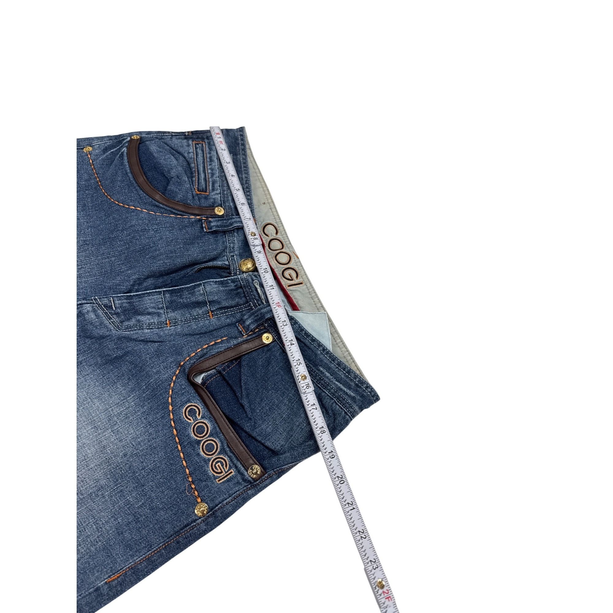Coogi Coogi Mens Y2K Blue Denim Jeans 34L 34W SKU 7602 Size US 34 / EU 50 - 5 Thumbnail