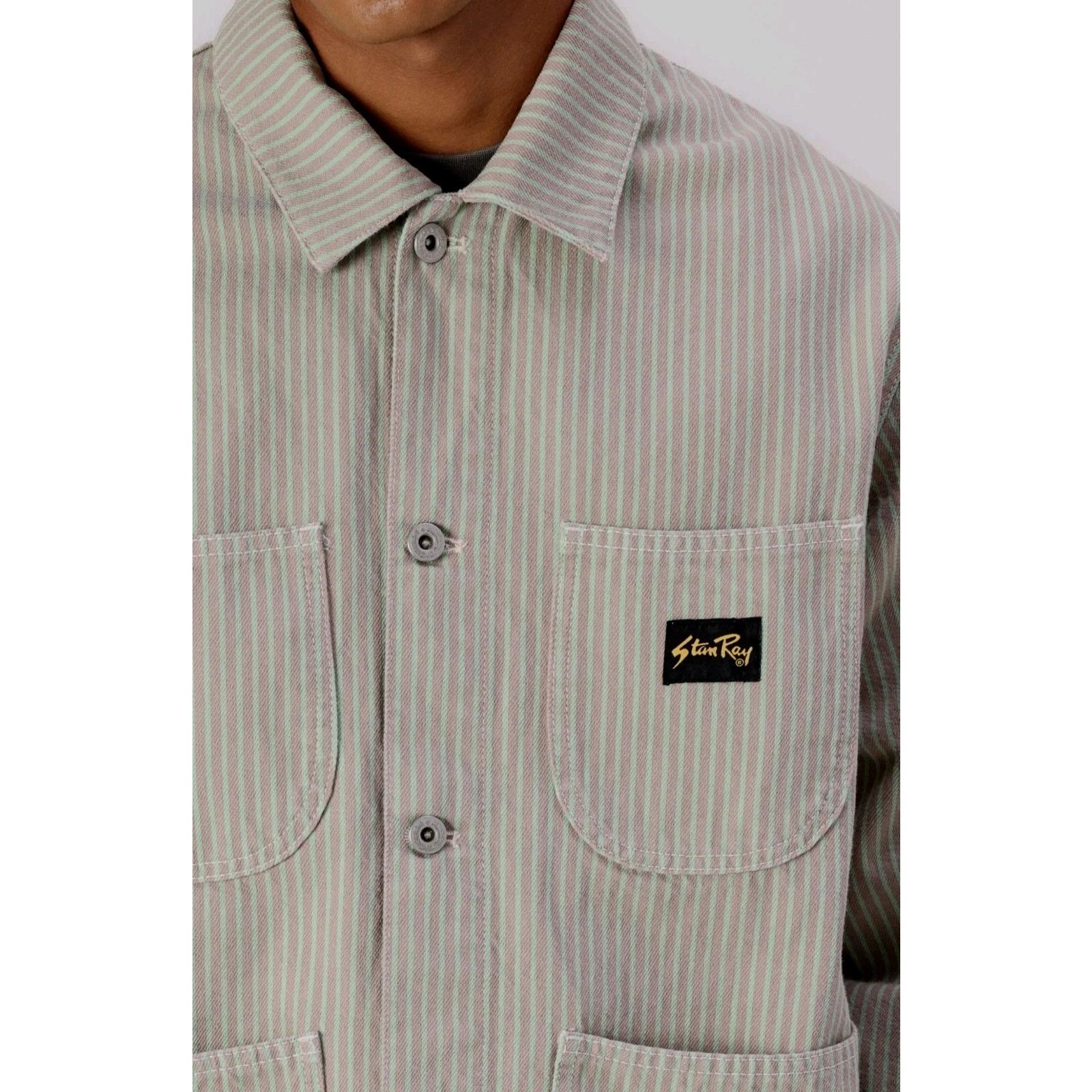Stan Ray STAN RAY Shop Coverall acket Hickory Stripe USA Cotton XS Size US XS / EU 42 / 0 - 4 Thumbnail
