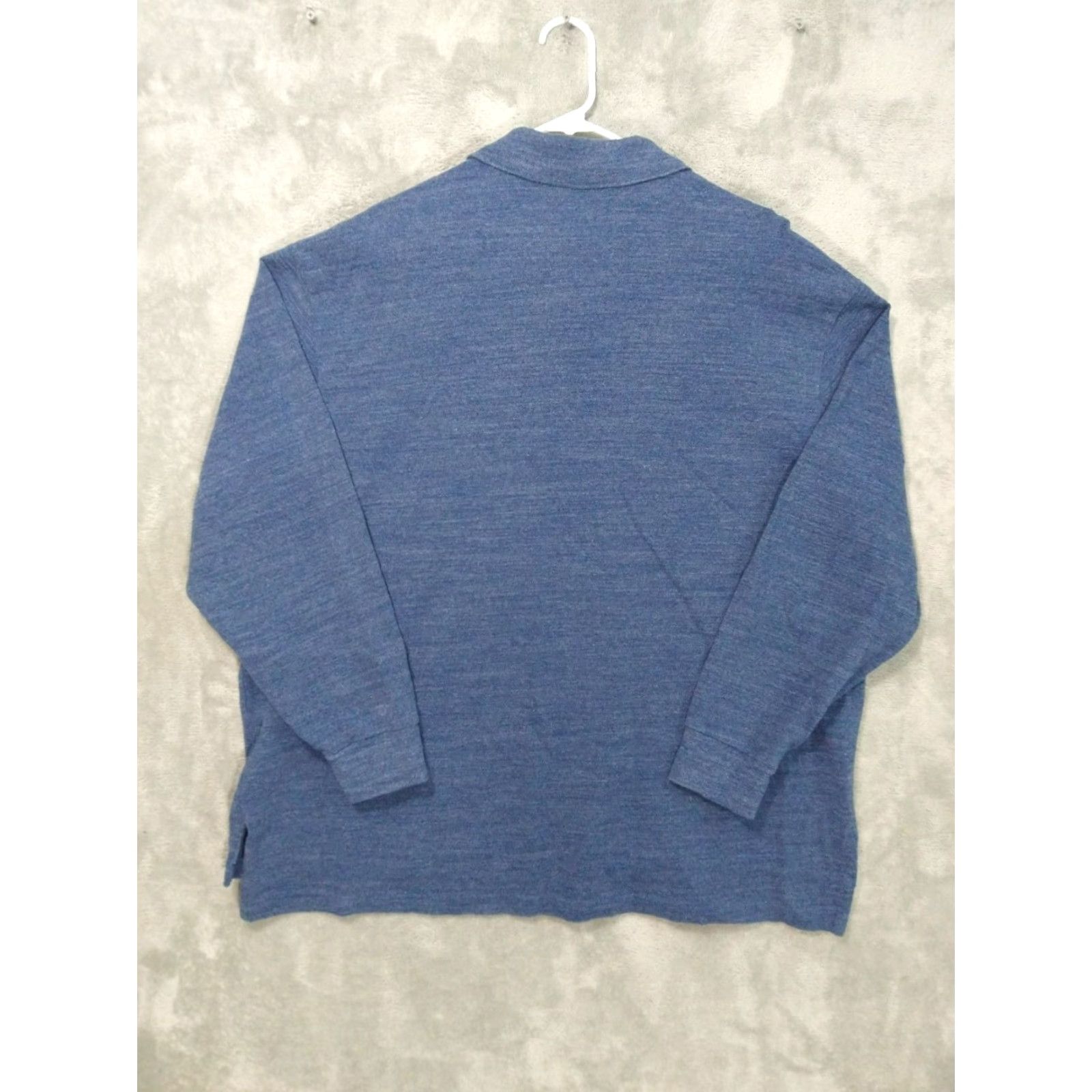 Polo Ralph Lauren Polo Ralph Lauren Shirt Mens 2XB Big Tall Blue Long Sleeve Polo Logo Cotton Shirt Big & Tall Mens Blue 2XBBasic? Size US XXL / EU 58 / 5 - 2 Thumbnail