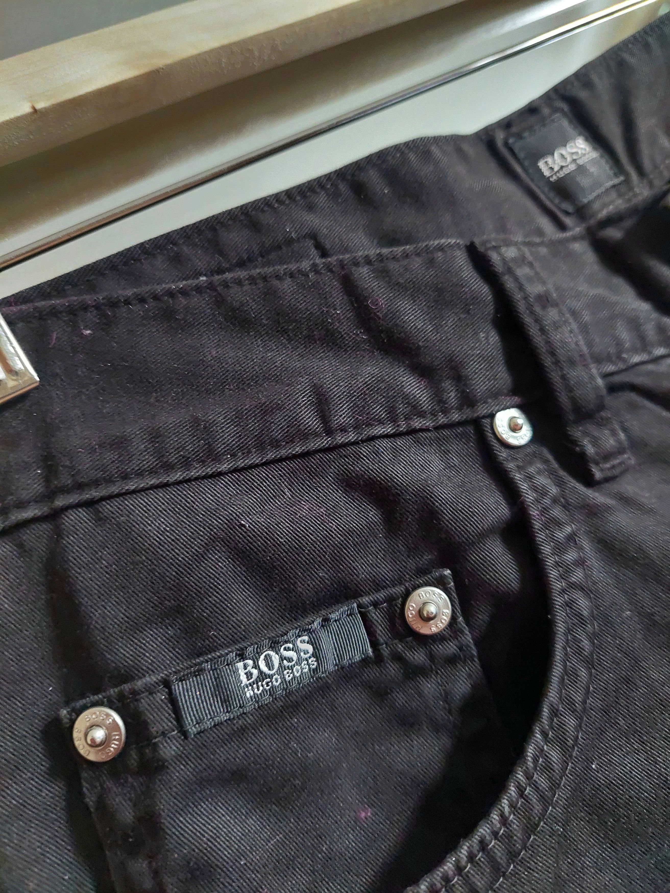 Hugo Boss Hugo Boss black denim trousers wide legs Size 27" / US 4 / IT 40 - 5 Thumbnail