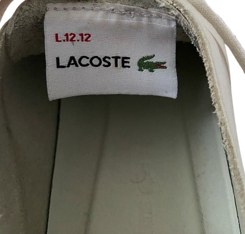 Lacoste White Leather L.12.12. Unlined 318 1 Shoes by LACOSTE UK 4 Size US 4 / IT 34 - 8 Thumbnail