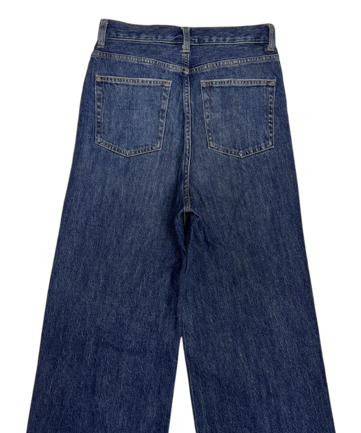 GU × Jun Takahashi 🔥GU DISTRESSED WIDE LEG BAGGY JEANS Size US 27 - 8 Thumbnail