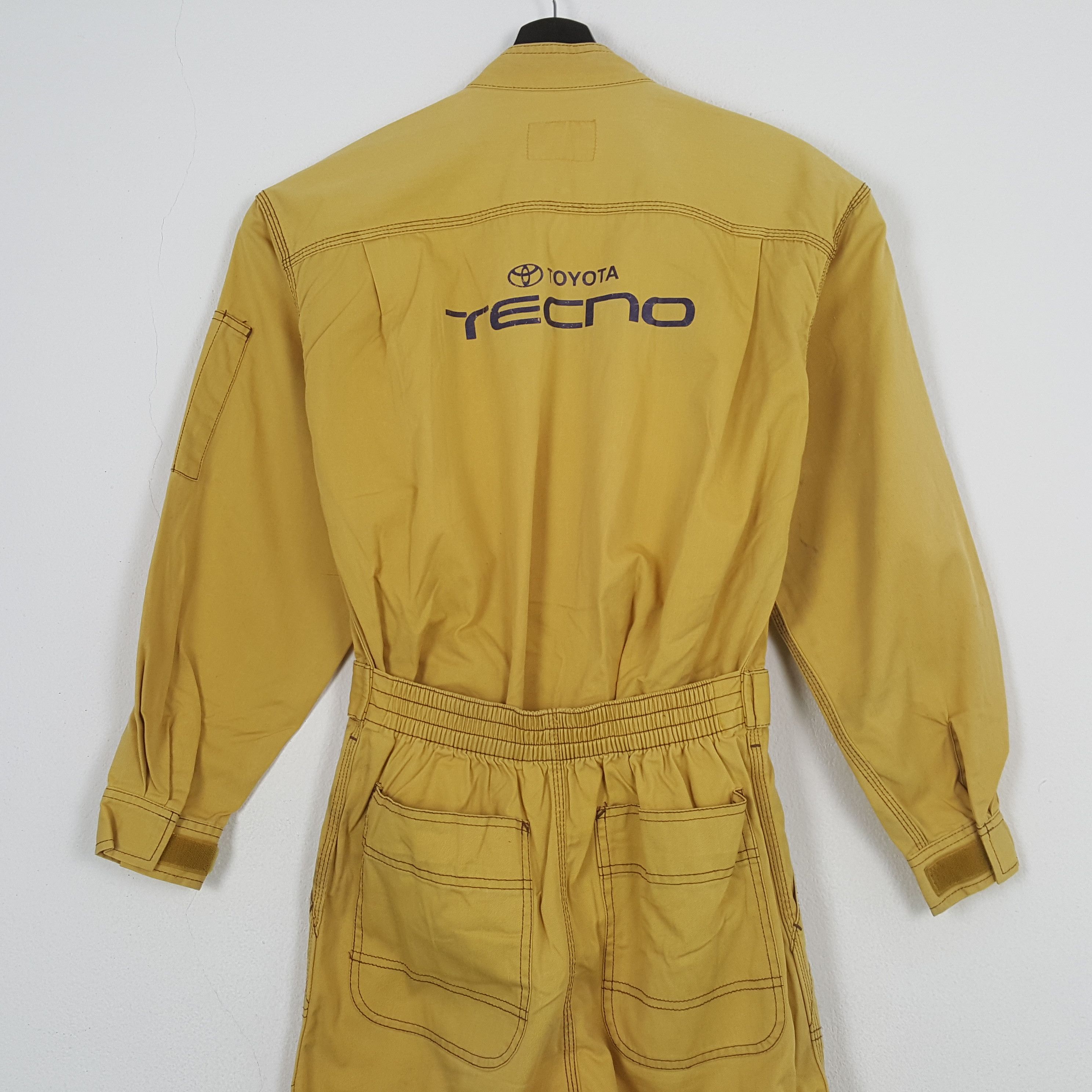 Vintage Toyota Tecno Japanese Motorsports Coverall Jacket C300N10 Size US XS / EU 42 / 0 - 2 Thumbnail