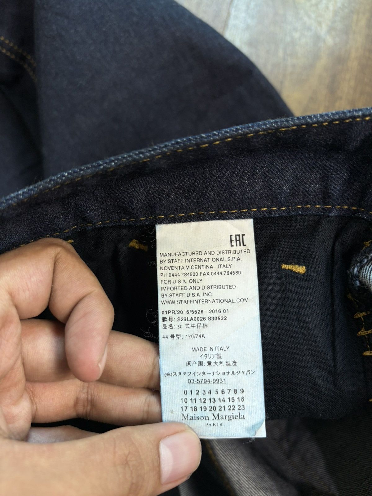 Maison Margiela FREE TAX ! 2016 Maison Margiela Raw Denim Pants Size US 31 - 7 Thumbnail