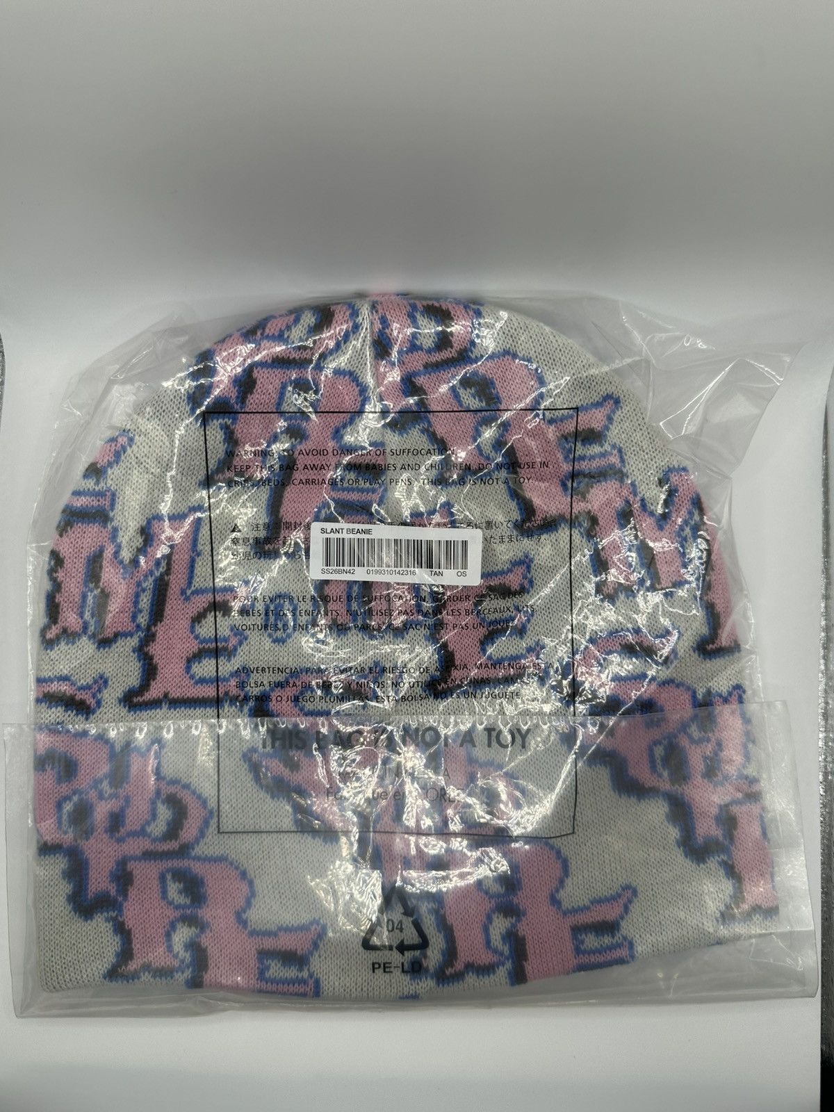Supreme Supreme Slanted Gothic Outline Beanie Size ONE SIZE - 2 Thumbnail