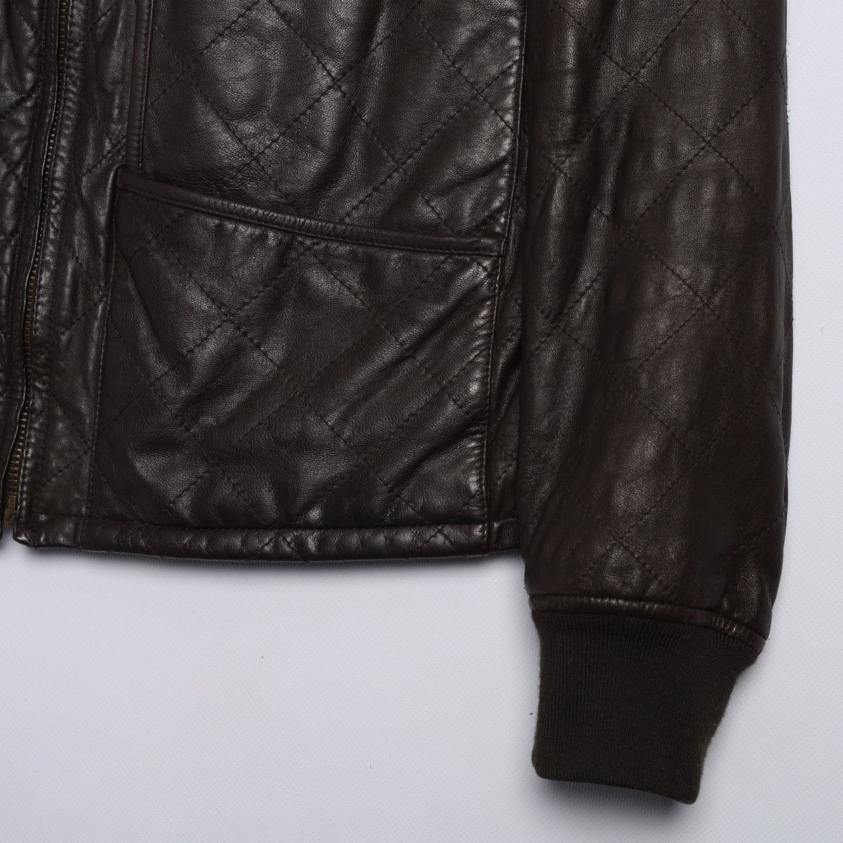 Ralph Lauren Purple Label Ralph Lauren Purple Label Lambskin Leather Bomber Jacket Size US M / EU 48-50 / 2 - 5 Thumbnail