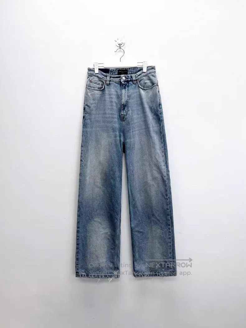 Balenciaga Balenciaga size S Distressed Washed Mini Skirt with Back L Size US 27 - 1 Thumbnail