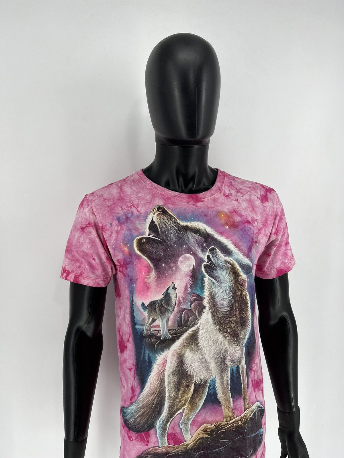 Vintage Vintage 90s Wolf Face Boxy Fit Tee WILD Dead Horror Print Size US M / EU 48-50 / 2 - 3 Thumbnail