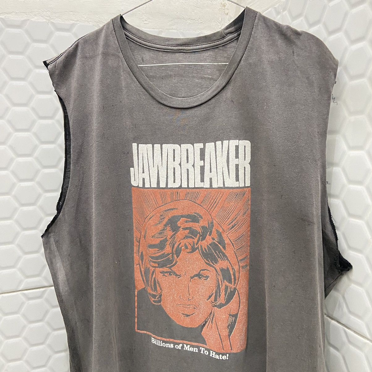 Band Tees × Vintage Vintage Jawbreaker - Thrashed & Sun Faded Size US L / EU 52-54 / 3 - 4 Thumbnail
