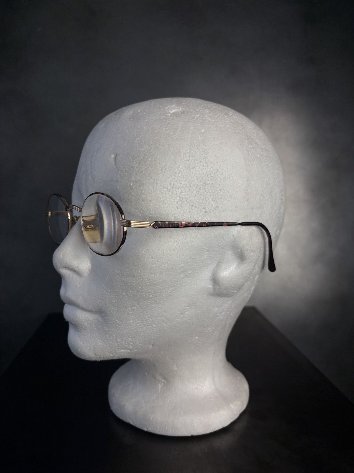 Valentino × Vintage 1980s Vintage Valentino Frames Eyeglasses V395 Oval Rounded Size ONE SIZE - 7 Thumbnail