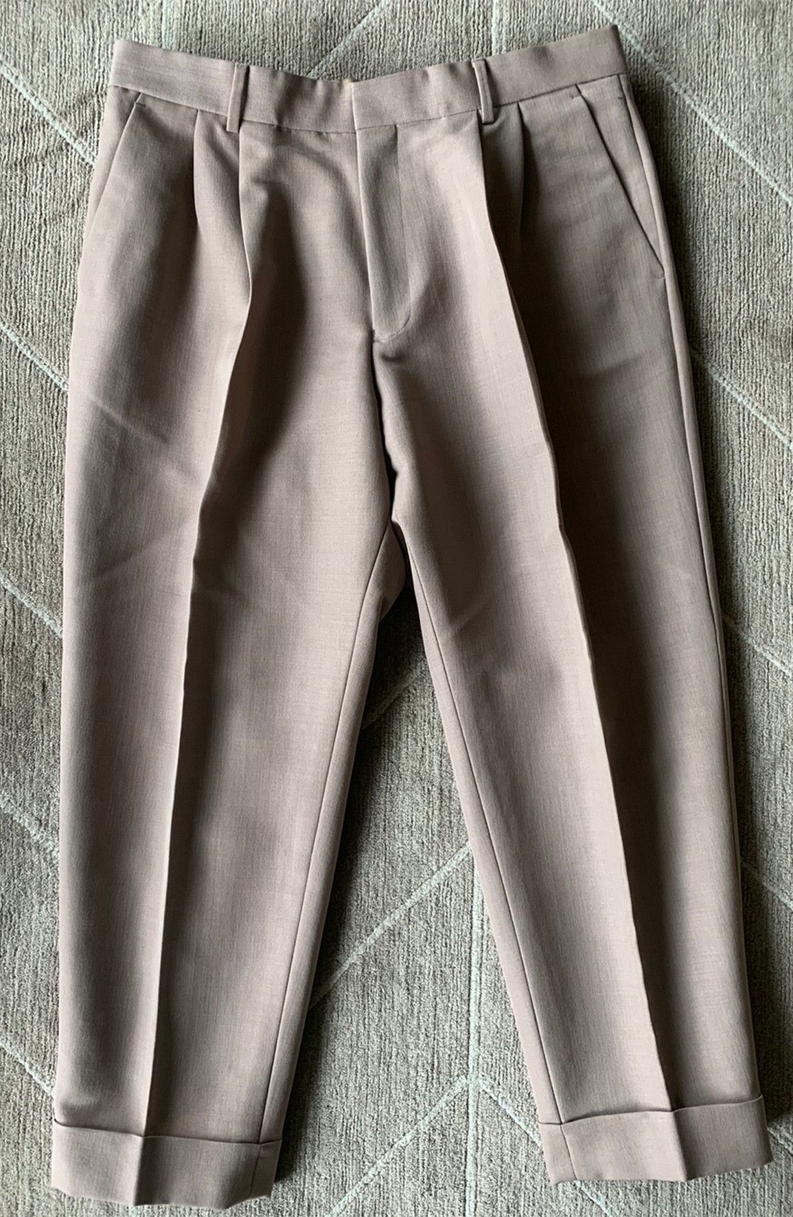 Dries Van Noten cropped, baggy wool pants Size US 32 / EU 48 - 3 Thumbnail