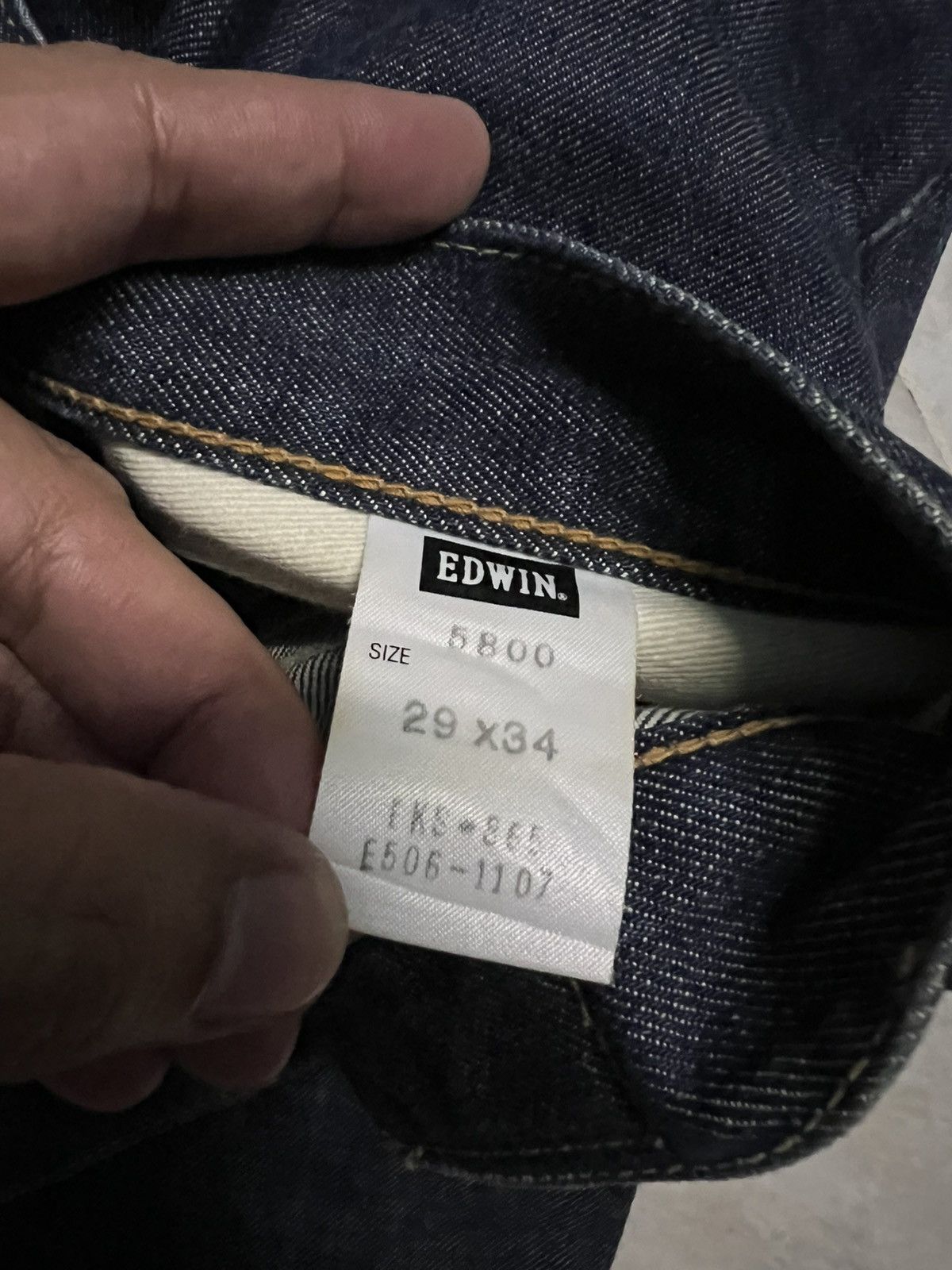 Japanese Brand 💥Flare💥90s Edwin 800SX Distress Bell Bottom Flare Jean Size US 29 - 23 Thumbnail