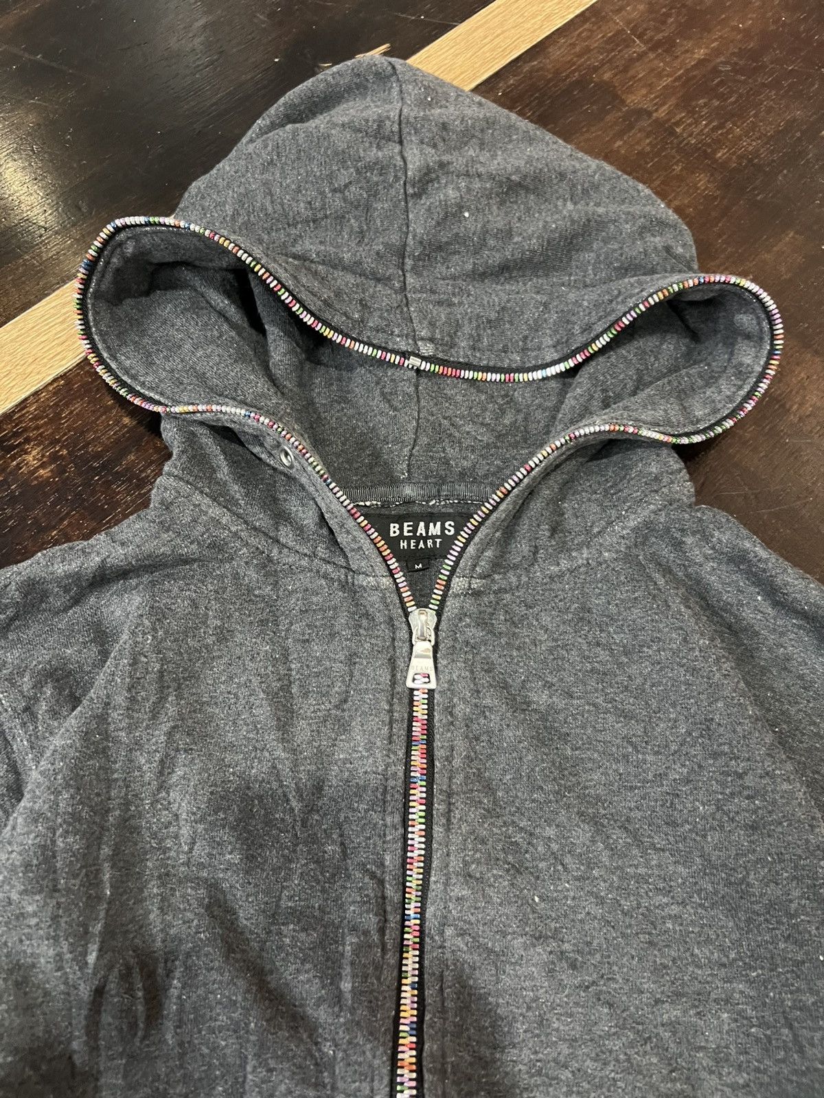 Beams Japan BEAMS Heart Zip-Up Hoodie Size US M / EU 48-50 / 2 - 4 Thumbnail