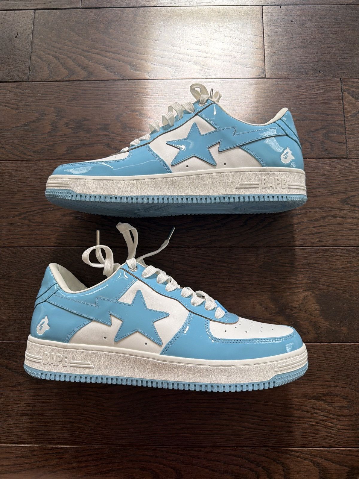 A Bathing Ape Bape Sta Low — Blue, Size 13 (Deadstock)