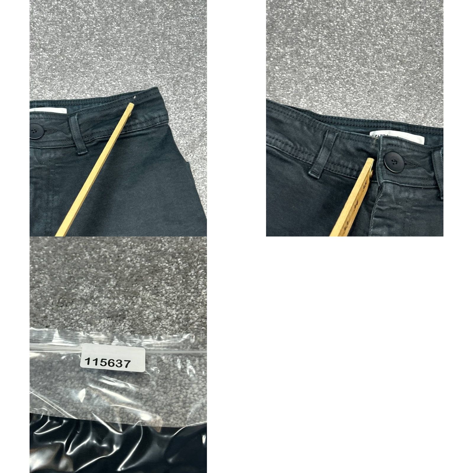 Zara Zara Jeans Womens 26 Black Denim High Rise Ripped Wide Leg Raw Hem Casual 26x28 Jeans Size 26" / US 2 / IT 38 - 8 Thumbnail