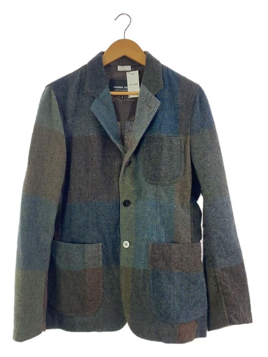Comme des Garcons × Comme des Garcons Homme Deux Patchwork Wool Tailored Jacket Size US M / EU 48-50 / 2 - 1 Thumbnail