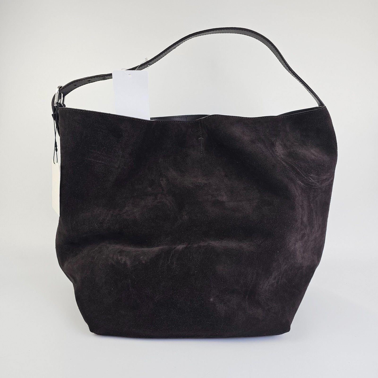 Toteme TOTEME Belted $1150 Espresso Suede Tote Bag New And Authenti Size ONE SIZE - 1 Thumbnail