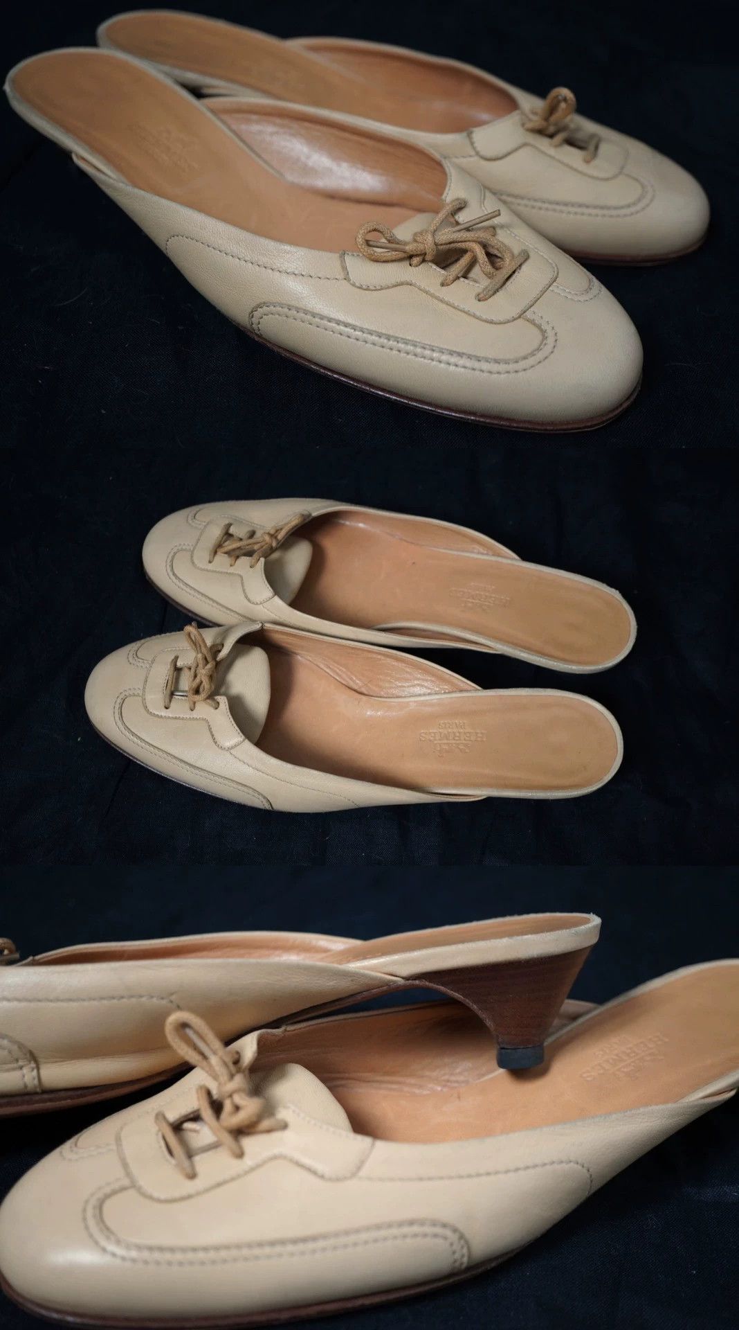 Hermes Hermes 1990s Sheepskin Mule Size 38 9/10 Size US 7.5 / IT 37.5 - 6 Thumbnail