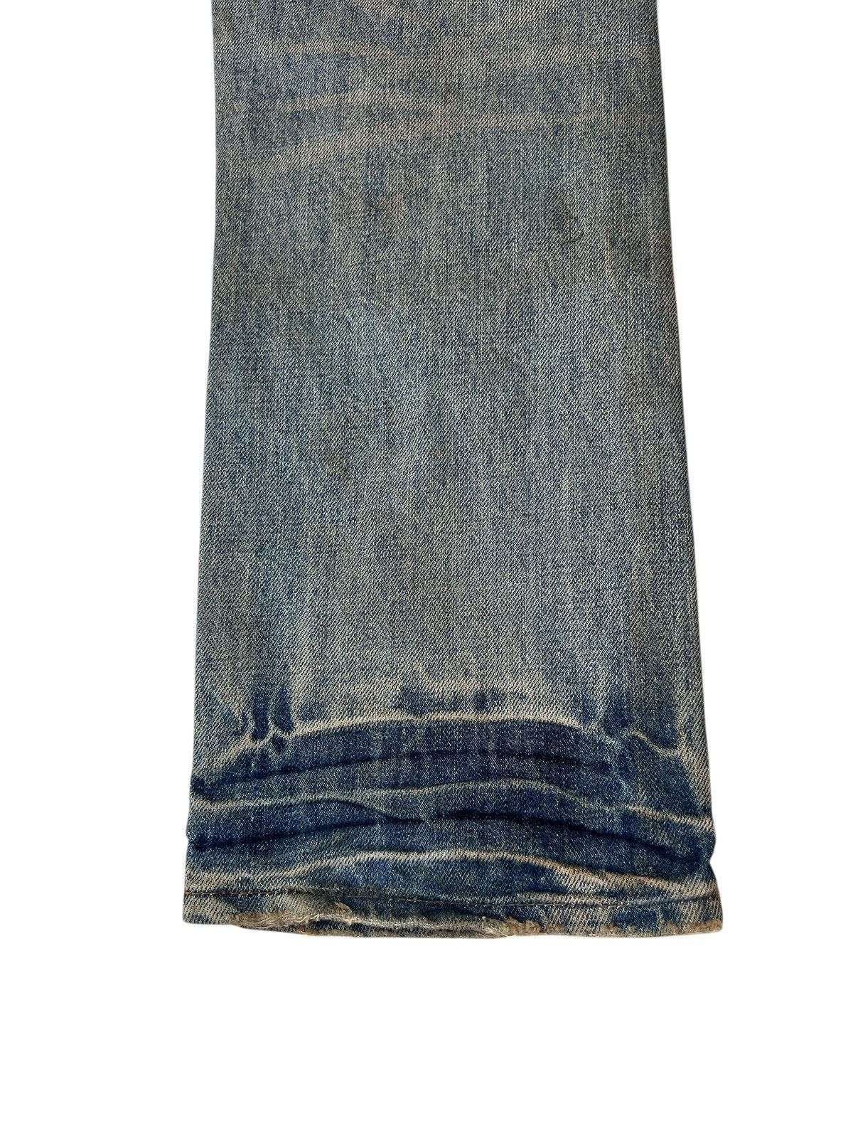 Super Lovers Vintage Super Lovers Japan Distress Dirty Mud Denim Jeans Size US 31 - 21 Thumbnail