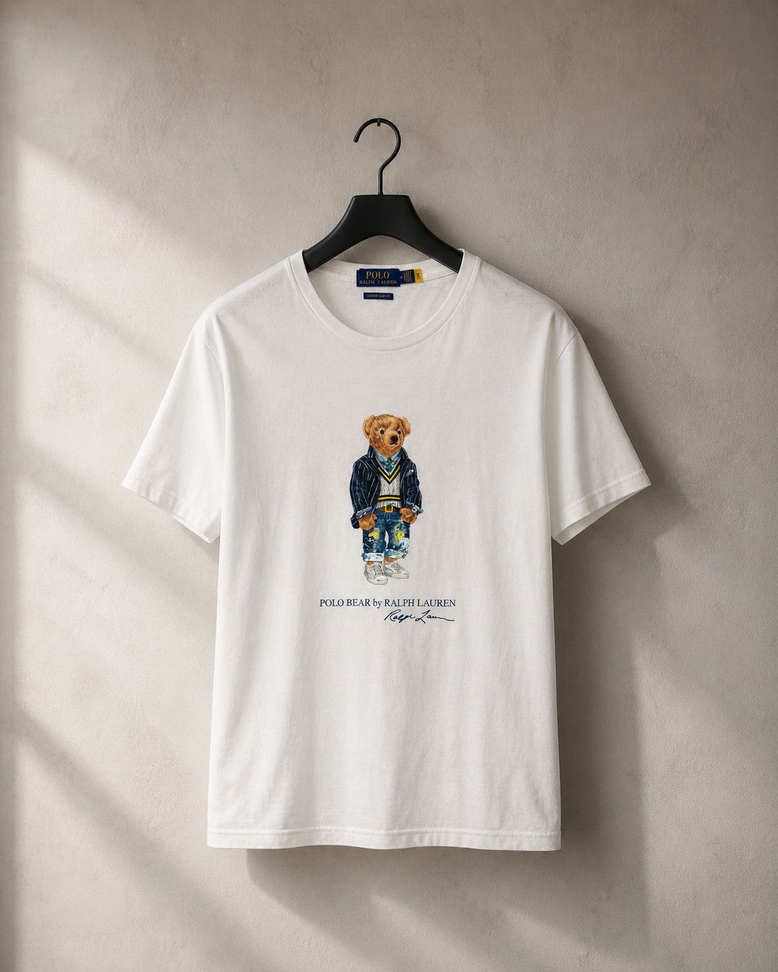 Polo Ralph Lauren Polo Ralph Lauren Polo Bear Graphic Tshirt White Size M Size US M / EU 48-50 / 2 - 1 Thumbnail